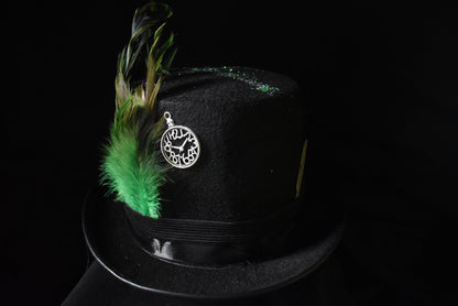 Chapeau steampunk vert