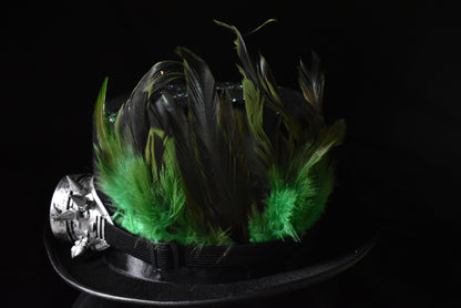 Chapeau steampunk vert