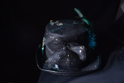 Chapeau steampunk Turquoise